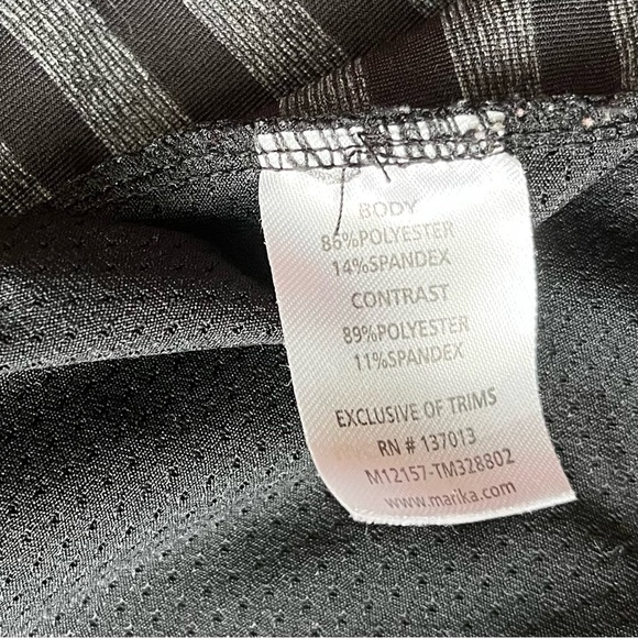 Marika Women’s Black Open Back Dry-Wik Performance Wear Tank Top - Size M - EUC - Picture 4 of 5
